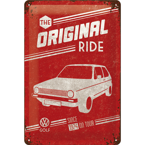 VW Golf: Original Ride - mittleres Schild